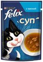 Влажный корм Felix с треской в соусе повседневный для взрослых кошек 48 г