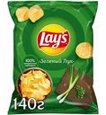 Чипсы Lay's Зелёный лук, 140 г