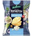 Чипсы цельнозерновые Dr. Körner Сметана и лук, 50г