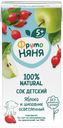 Сок для детей ФрутоНяня Яблоко-шиповник осветленный с 5 месяцев 0,2 л