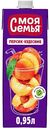 Напиток сокосодержащий Моя Семья Персик-Кудесник, 0,95л