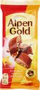 Шоколад молочный ALPEN GOLD с соленым арахисом и крекером, 80г