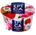 Йогурт Epica Bouquet клубника-роза 4,8% БЗМЖ 130 г