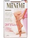 Гольфы женские MiNiMi Elastic цвет: daino/загар размер: единый, 20 den, 2пары