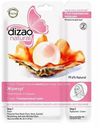 Маска для лица шеи и век Dizao natural  Жемчуг разглаживание морщин, 1 шт