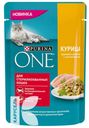 Корм PURINA ONE для стерилизованных кошек курица и зеленая фасоль75г