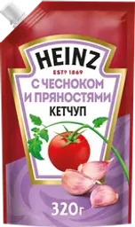 Кетчуп HEINZ С чесноком и пряностями