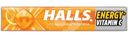 Карамель Halls леденцовая с витамином С и вкусом апельсина, 25г