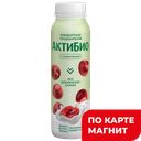 АКТИБИО Биойогурт пит б/сах ябл/вишн/финик 1,5%260г пл/бут:9