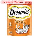 Лакомство для кошек DREAMIES®, подушечки с курицей, 140г