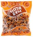 Конфеты жевательные Нота Бум с шоколадно-ореховой начинкой и мягкой карамелью