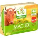 Масло сладко-сливочное Глобус Вита органическое несоленое традиционное 82,5%, 200г