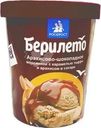 Мороженое Берилето сливочное арахисово-шоколадное с ароматом сникерс с карамелью и арахисом 430г