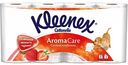 Туалетная бумага Kleenex Aroma Care Сочная Клубника 3 слоя, 8 рулонов