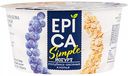 Йогурт Epica Simple Голубика-овсяные хлопья 1,5%, 130 г