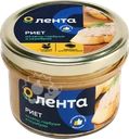 Риет подкопченный ЛЕНТА из горбуши, кеты и скумбрии