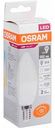 Лампа светодиодная Osram Е14 4000К свеча, нейтральный белый свет, 7 Вт