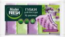 Губки для мытья посуды MASTER FRESH Strong effect XL, 5шт