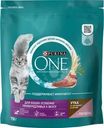 Корм сухой Purina One для кошек Утка, печень 750г