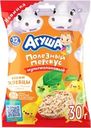 Хлебцы мультизлаковые хрустящие АГУША Полезный перекус, со вкусом яблока, банана и груши, с 12 месяцев, 30г