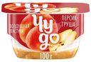Творожок Чудо Груша-Персик 4%, 100г