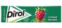 Жевательная резинка Dirol Яркая малина без сахара со вкусом малины, 13.6г