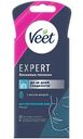 Восковые полоски для чувствительной кожи лица Veet Expert с маслом миндаля, 20шт.