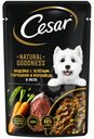 Корм Cesar Индейка с зеленым горошком и морковью в желе для собак, 80г
