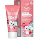 Зубная паста детская Tiswell Nano Mineral для правильного созревания эмали зубов клубника со сливками от 1 года, 60г