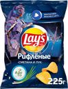 Чипсы картофельные LAY'S Сметана и лук, 225г