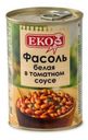Фасоль Еко белая в томатном соусе, 400 г