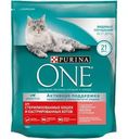 Корм Purina ONE для стерилизованных кошек с лососем и пшеницей 750г