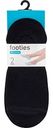 Следки женские Footies микрофибра цвет: чёрный, 36-40р-р 2пары