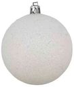 Ёлочное украшение Шар белый, 8см