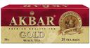 Чай Akbar Голд чёрный байховый цейлонский в пакетиках, 25х2г