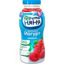 Йогурт ФРУТОНЯНЯ питьевой с малиной 2,5% 200мл