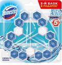 DOMESTOS БЛОК ДЛЯ ОЧИЩЕНИЯ УНИТАЗА ТРИО СВЕЖЕСТЬ ОКЕАНА 10X3X55Г