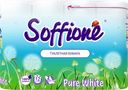 Бумага туалетная Soffione Pure White 2 слоя, 12шт