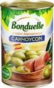 Оливки с анчоусом BONDUELLE Мансанилья, 300г