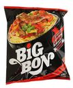 Лапша BigBon со вкусом говядины и соусом томат/базилик, 75 г