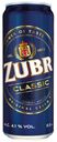 Пиво Zubr Classic светлое 4,1% 0,5 л