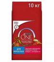 Сухой корм Purina ONE с говядиной и рисом для взрослых собак средних и крупных пород 10 кг