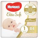 Подгузники Huggies Elite Soft 1 (3-5 кг), 84 шт