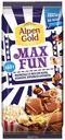 Шоколад Alpen Gold Max Fun молочный с мармеладом колой попкорном и карамелью, 160 г