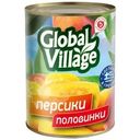Персики Global Village половинки в сиропе 425мл