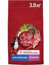 Сухой корм Purina One для собак средних и крупных пород с ягненком и рисом, 3.8кг