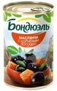 Маслины Бондюэль без косточки с копченым лососем 300г