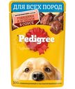 Влажный корм Pedigree для взрослых собак всех пород с говядиной и ягненком в соусе, 85г