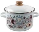 Кастрюля Roses Appetite цвет: белоснежный, 3 л