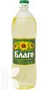 Масло БЛАГО подсолнечное рафинированное дезодорированное 1л